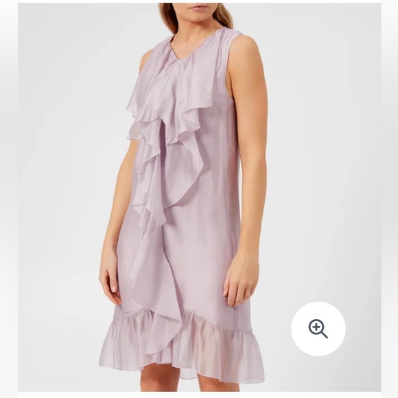 See By Chloe Dresses & Skirts - See by Chloe Organza Flounce Dress - Lavender Frost